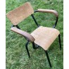 Chaise à accoudoirs